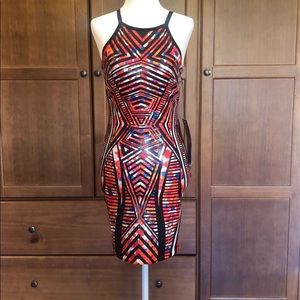 Gold Label Wow Couture Leather Look Dress